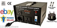 Simran 110-220 Volt Power Voltage Converter 1000 W Transformer Up Down 220V 110V