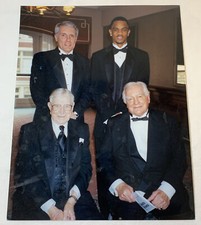 1990's color 8x10 photo  JOHN WOODEN and others  UCLA basketball