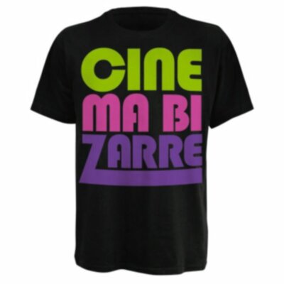 Cinema Bizarre - Schriftzug - T-Shirt schwarz/black - Größe/Size: S (Small)