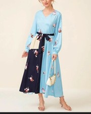 New Floral Belted Dress