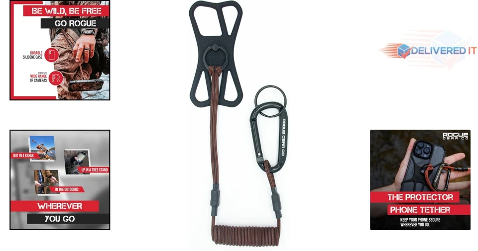 Funda duradera de silicona para teléfono de 7" para senderismo navegación protección al aire libre Foto 2 de 4