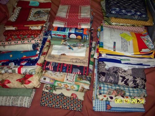ASSORTED COTTON QUILTING FABRIC & PANELS - MARCUS BROS. - U-PICK 1 - Picture 1 of 36