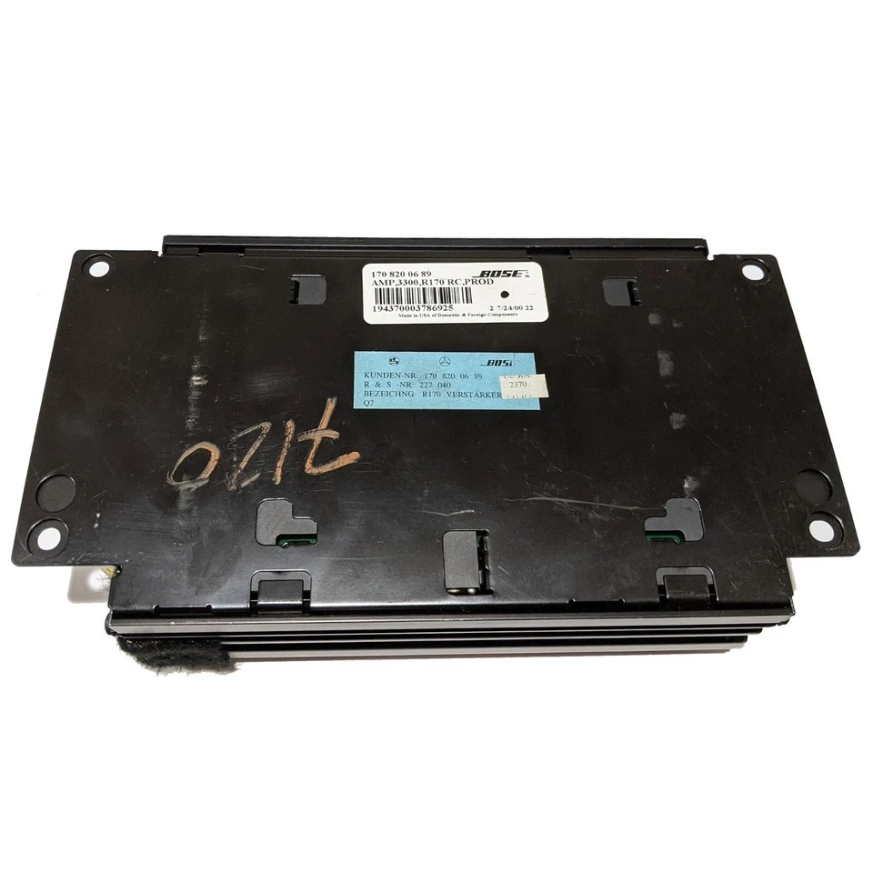 Amplificador de sistema de sonido Bose OEM Mercedes-Benz R170 SLK230 SLK320 SLK32 AMG 98-04 Foto 3 de 4