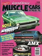 MUSCLE CARS OF THE 60'S 70'S LEGEND SERIES 1991 JAN/FEB - YENKO, HEMI CUDA