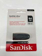  2 SanDisk Ultra: USB 3.0 Flash Drive, 64GB