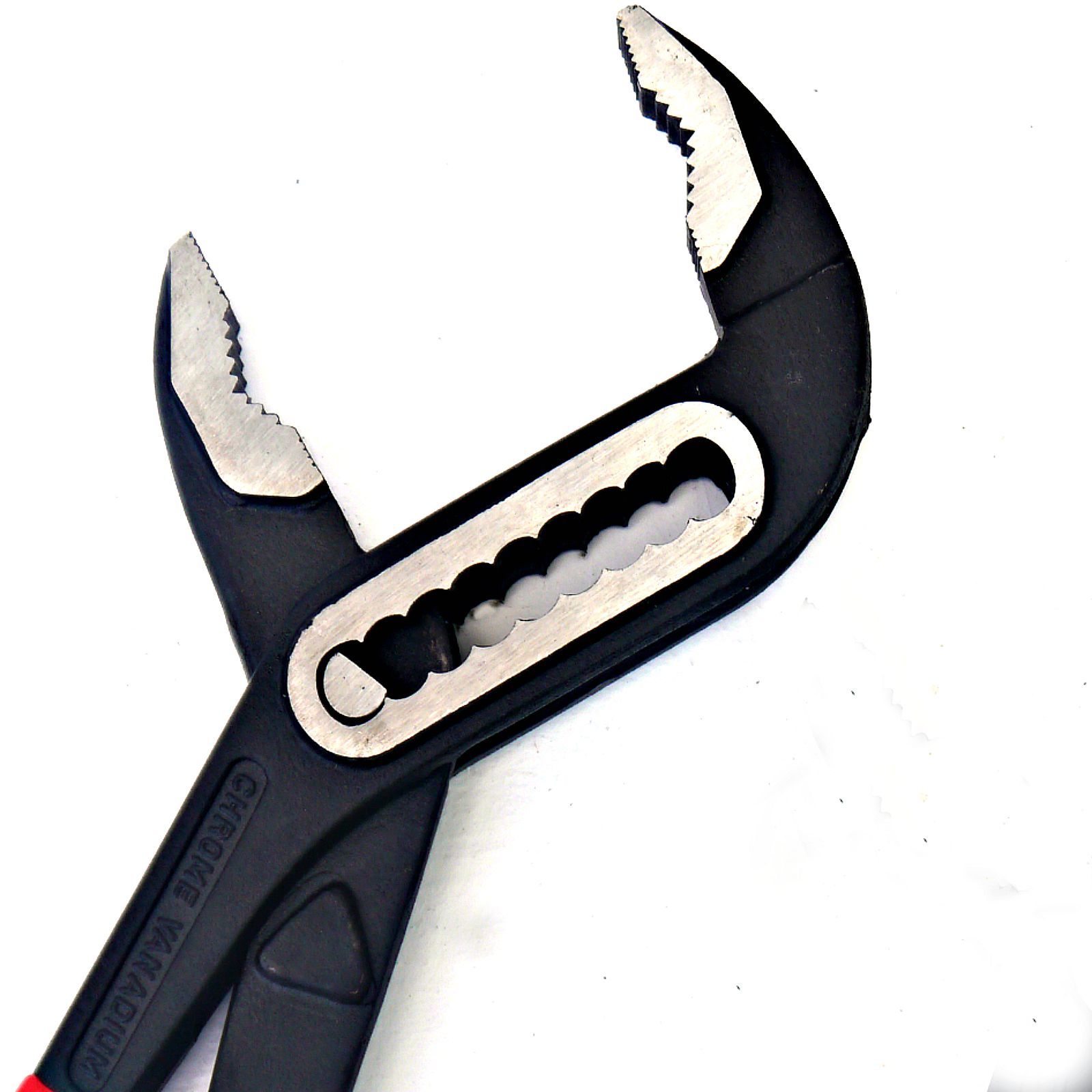 WATER PUMP PLIER PLUMBERS WRENCH 16" GRIPS ADJUSTABLE NARROW JAW BOX