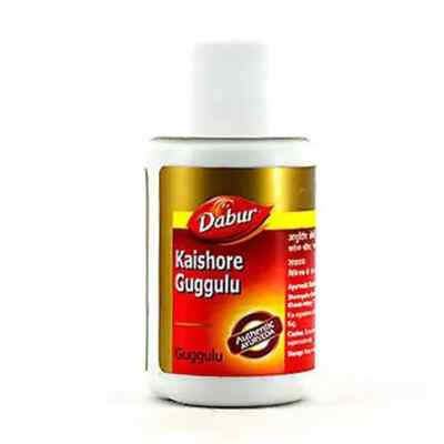 2 X 60 Dabur Ayurvedic Kaishore Guggulu 120 Tablets