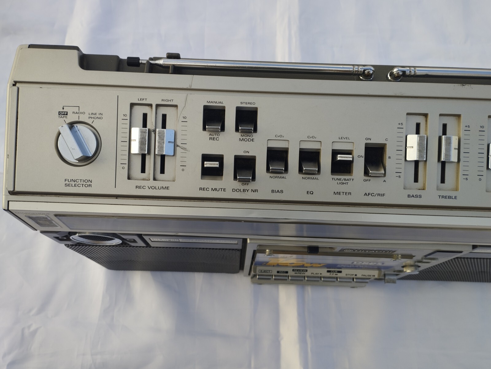 Vintage HITACHI TRK-8190E Ghetto Blaster Boombox | eBay