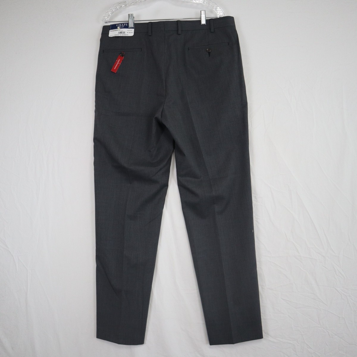 Chaps Pants Mens 36x32 Performance Series Wool Blend Dress Chaps Pants Mens 36x32 Performance Series Wool Blend Dress