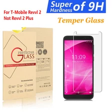 For Revvl 2 (T-Mobile), Tempered Glass Screen Protectors