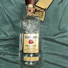 Four Roses Single Barrel Kentucky Straight Bourbon Whiskey EMPTY Bottle Selected