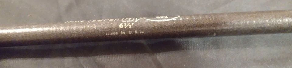 Caña de pescar vintage True Tempered de 3 piezas construida a medida ochocientos 802. 6 1/2’. Foto 4 de 4