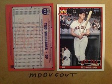 Ted Williams #271 Boston Red Sox Hof 2016 Topps Archive 1991 5x7 # Ed / 49 Made