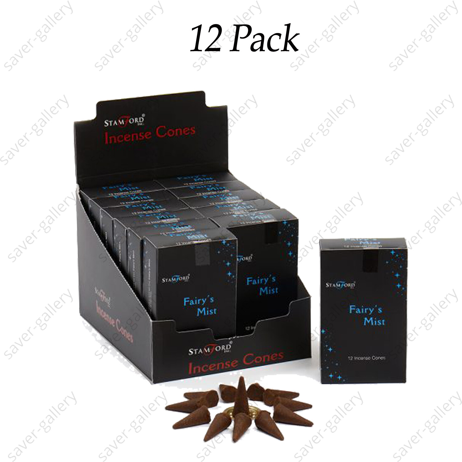 Incense Cones Stamford Fragrance Scent Long Burning Incense Cones Mix