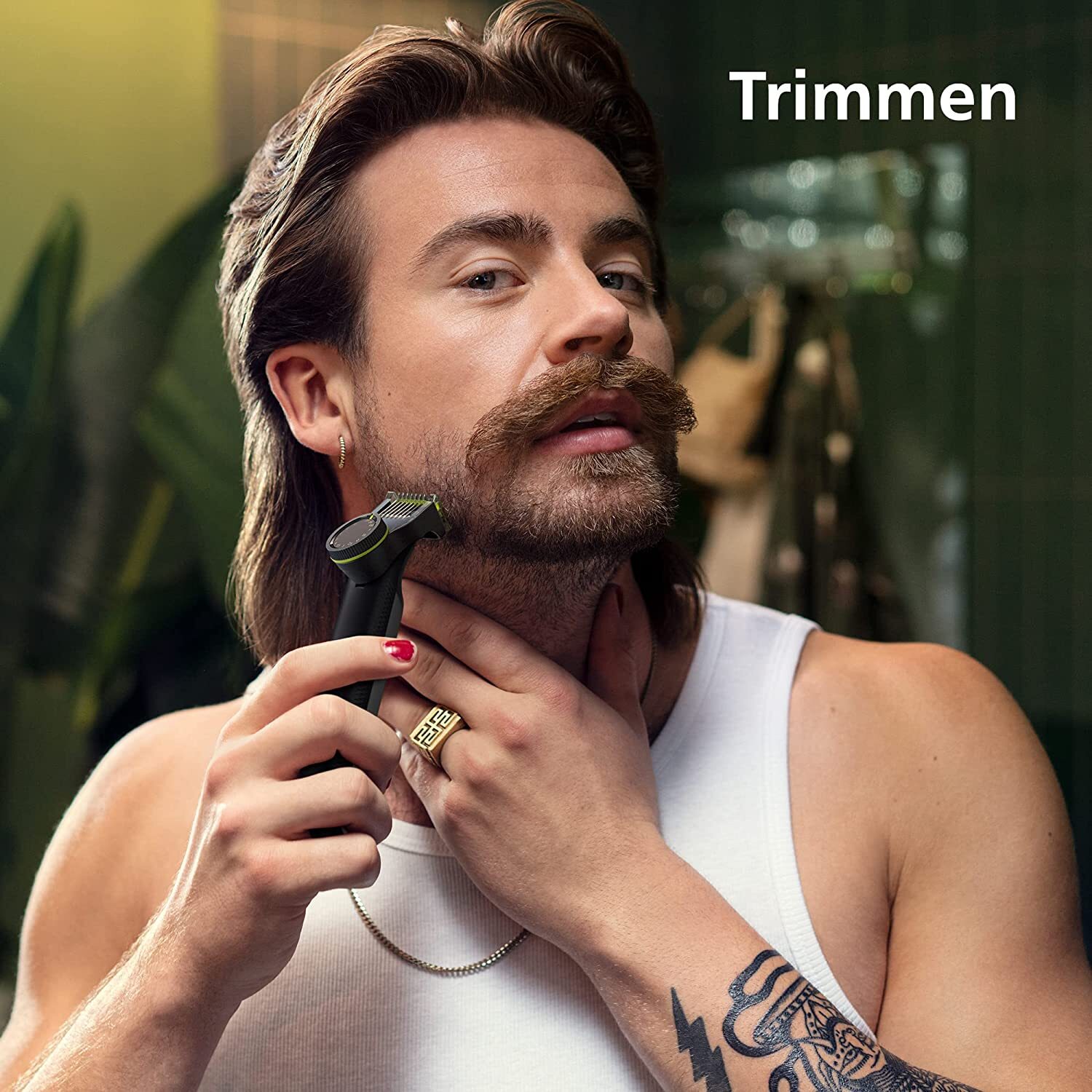 Rasierer Trimmer Philips OneBlade Pro Face+Body mit Reiseetui QP6651/30