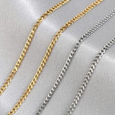 3meters Curb Link Chain Stainless Steel Necklace Making Findings 3mm