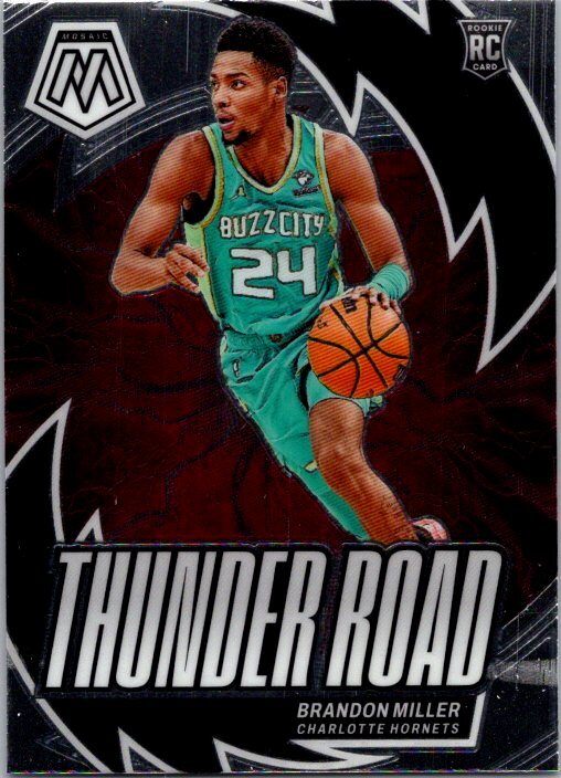 2023-24 Panini Mosaic #19 Brandon Miller Thunder Road