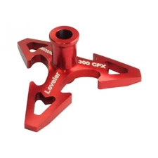 Microheli CNC Aluminum Swashplate Leveler (RED) - BLADE 300 CFX