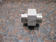ZOOK 7929906 602592 Union Type Rupture Disc Holder 1/2" 6000 PSIG STAINLESS