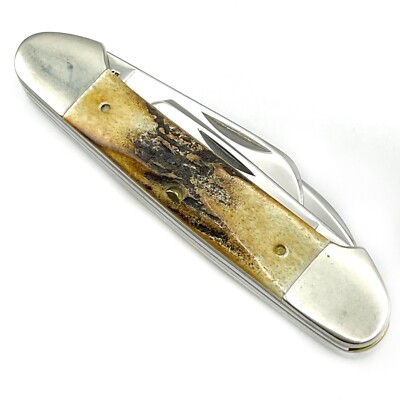 1986 5th Anniversary Case XX Gunboat National Knife Museum Stag