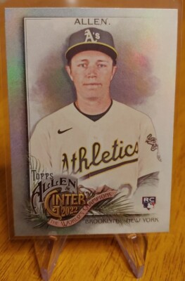 2022 Topps Allen & Ginter Hot Box Silver RC Nick Allen Oakland Athletics