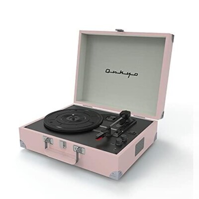 新品 未開封ONKYO OCP-01 ShellPink Bluetooth NEW ONKYO Record Player OCP-01 Shell Pink Bluetooth Portable
