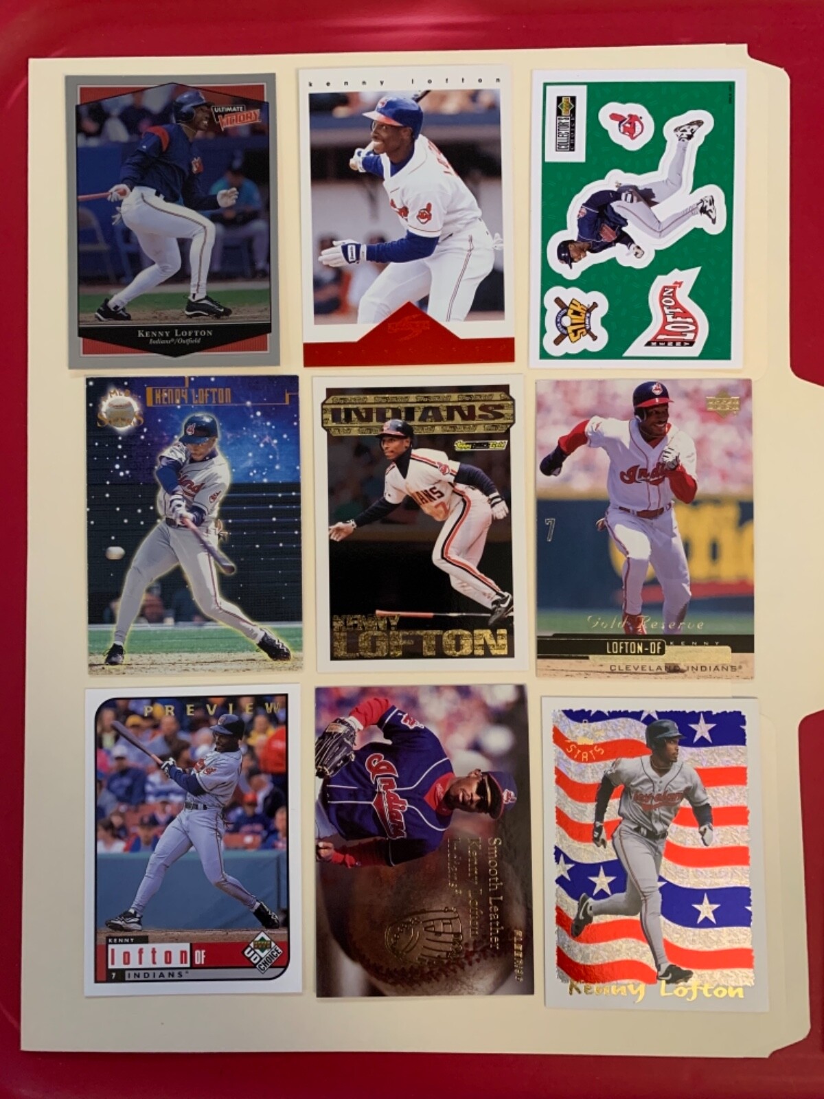 Kenny Lofton 1992-2004 Inserts Parallels Oddballs NM to MT Indians You Pick!!!!!