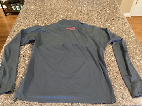 Liberty University Flames Track & Field Nike 1/4 Zip Pullover Women's Small Gray - Picture 12 of 14