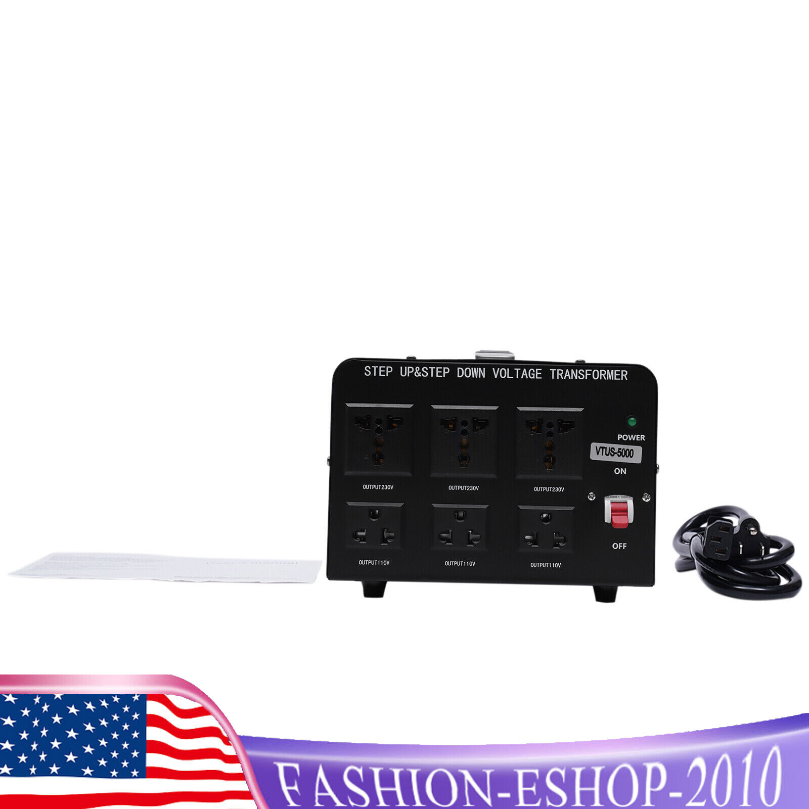 Voltage Converter Volt Transformer Step Up/Down Convert 110V-120V to ...