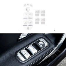 13x Window Lift Switch Button Cover Decoration Sticker For Benz B GLA GLB 2020+