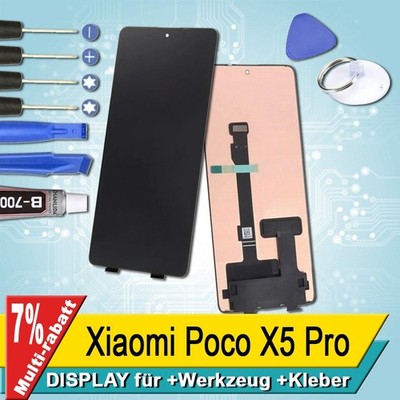 Display Für Xiaomi Poco X5 Pro Bildschirm OLED Schwarz+