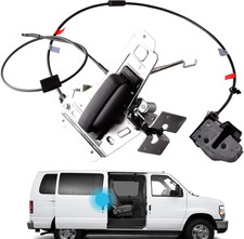Sliding Door Latch Assembly Compatible for Ford E150 E250 E350 1992-2019
