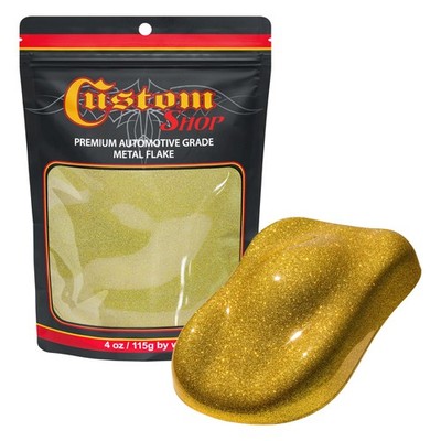 Custom Shop - Brilliant Gold- 4-Ounce Medium Flake .008 Micron Size