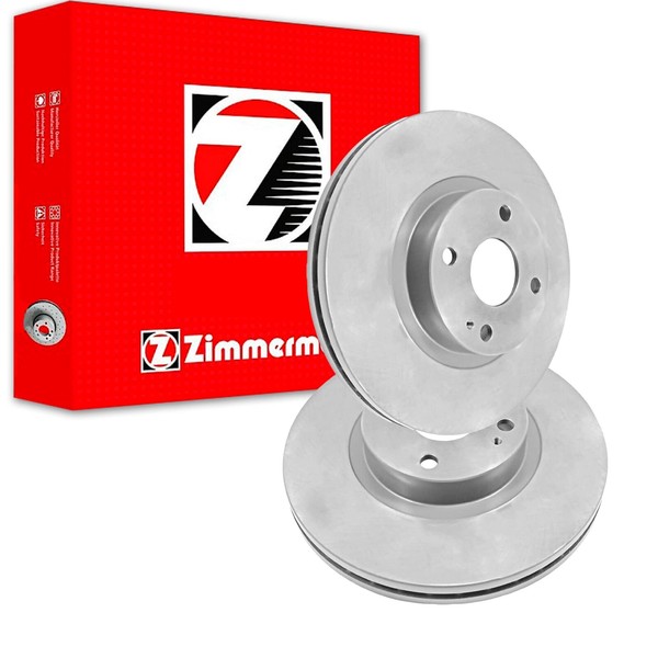 2X Zimmermann Bremsscheiben Vorne 270Mm InnenbelÜFtet Passend FÜR Mazda MX-5 |-image