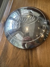 Vintage Ford 7.5 Chrome Center Cap Hubcap Dog Dish Style Vintage Ford 7.5 Chrome Center Cap Hubcap Dog Dish Style