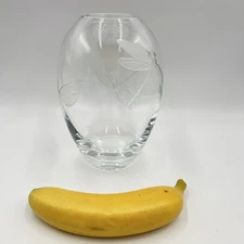 Metropolitan Museum of Art MMA Etched Dragonfly Glass Vase Art Noveau French