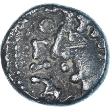 [#1172725] Coin, Leuci, Denier SOLIMA, 60-40 BC, VF(30-35), Silver, Latour:9020