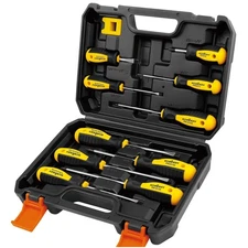 Versatile Precision Screwdriver Set: 11 Tools with Magnetizer – Chrome Vanadium