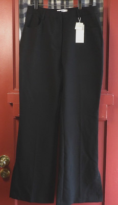 Reserved Eco Aware Women's Classic Black Slacks Trousers Size XL NWT
