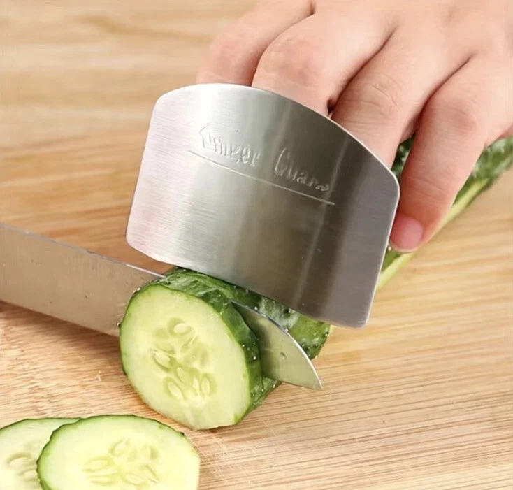 1 PC Stainless Steel Kitchen Tools Hand Finger Protector Knife Slice Safe Guard