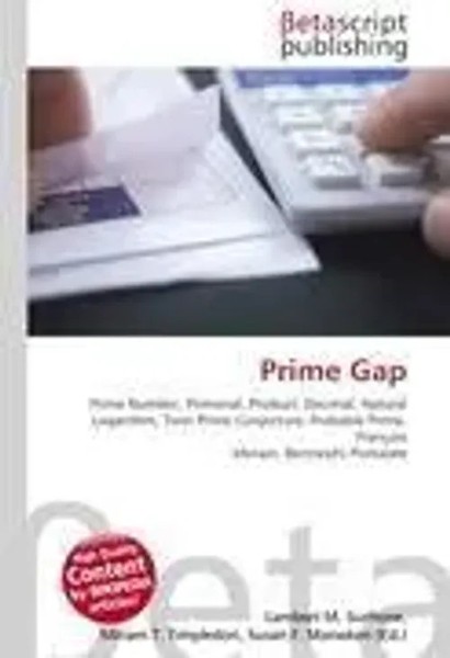 Lambert M. Surhone (U. A.) | Prime Gap | Taschenbuch | Englisch (2026)-image