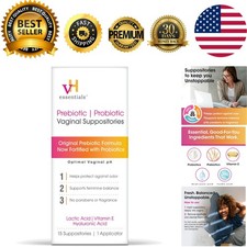 pH Balanced Vaginal Suppositories - 15 Count for Enhanced Freshness  Health