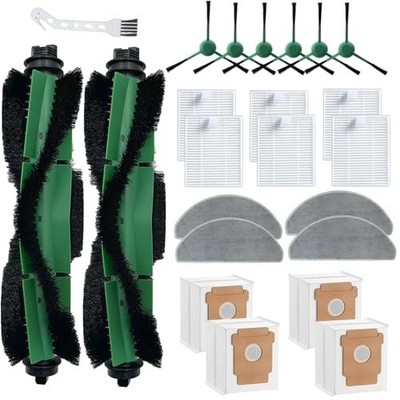 23Pcs IRobot Roomba 104/105/Q052 Kit,  2 Brushes, 6 HEPA, 6 Side, 4 Mop, 4 Bags