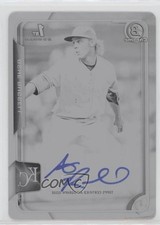 2015 Bowman Draft Chrome Pick Printing Plate Black 1/1 Ashe Russell Auto f0v