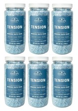 Village naturals Mineral Bath Soak, Aches and Pains Tension Relief,  Pack of 6
