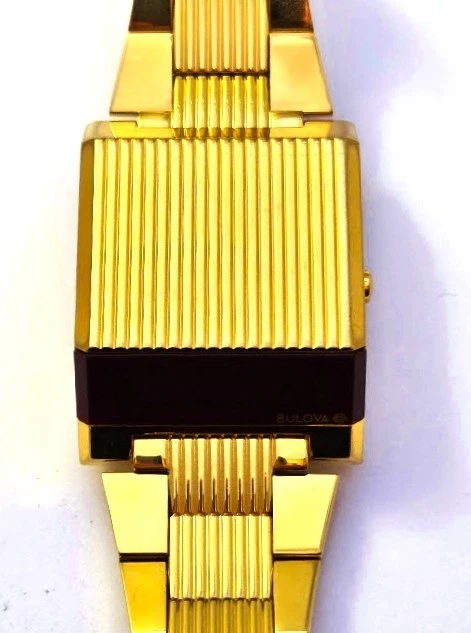 Orologio da polso uomo Bulova Computron, orologi vintage - Immagine 2 di 4