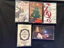 Christmas Cassette Tape Lot Vintage Country Pop Classics Holiday 80s 90s Set