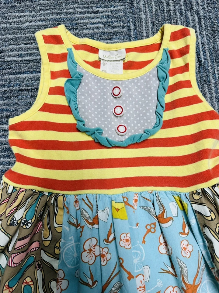 Vestido solero de verano Matilda Jane para niña talla 6 It's A Wonderful Parade Oda a los zapatos Foto 4 de 4