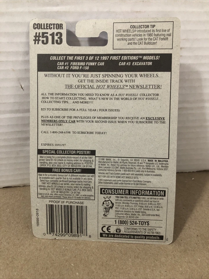 Ford F-150 1997 First Editions and 3-window 34 Race Team Series III Hot Wheels-2 - Image 3 of 4