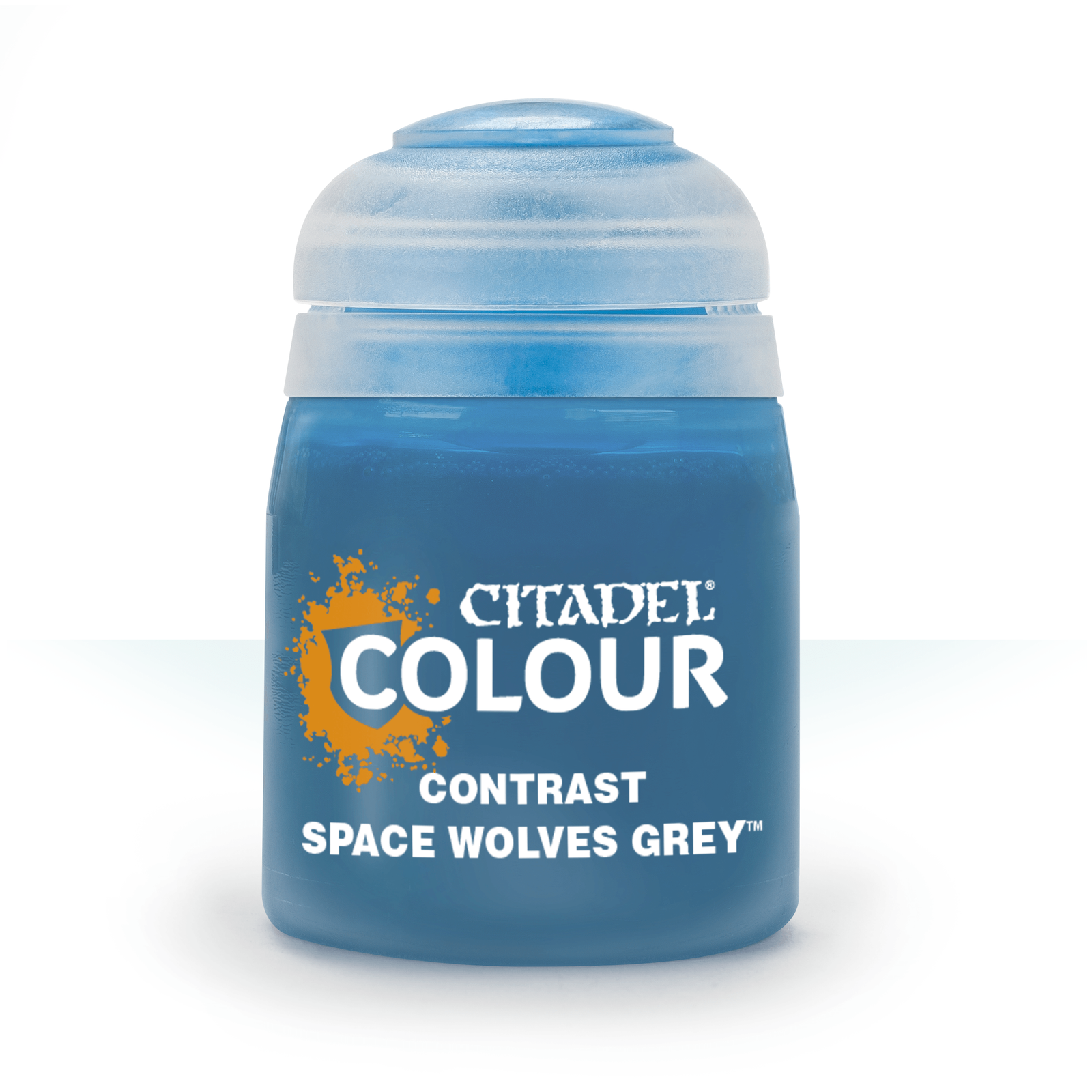 SPACE WOLVES GREY colore CONTRAST citadel AZZURRO base ombreggiatura lumeggiatur